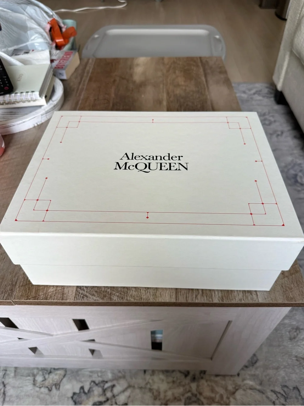 Alexander McQueen Classic Women's White Leather Sneakers